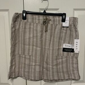 da-sh Linen Blend Skirt